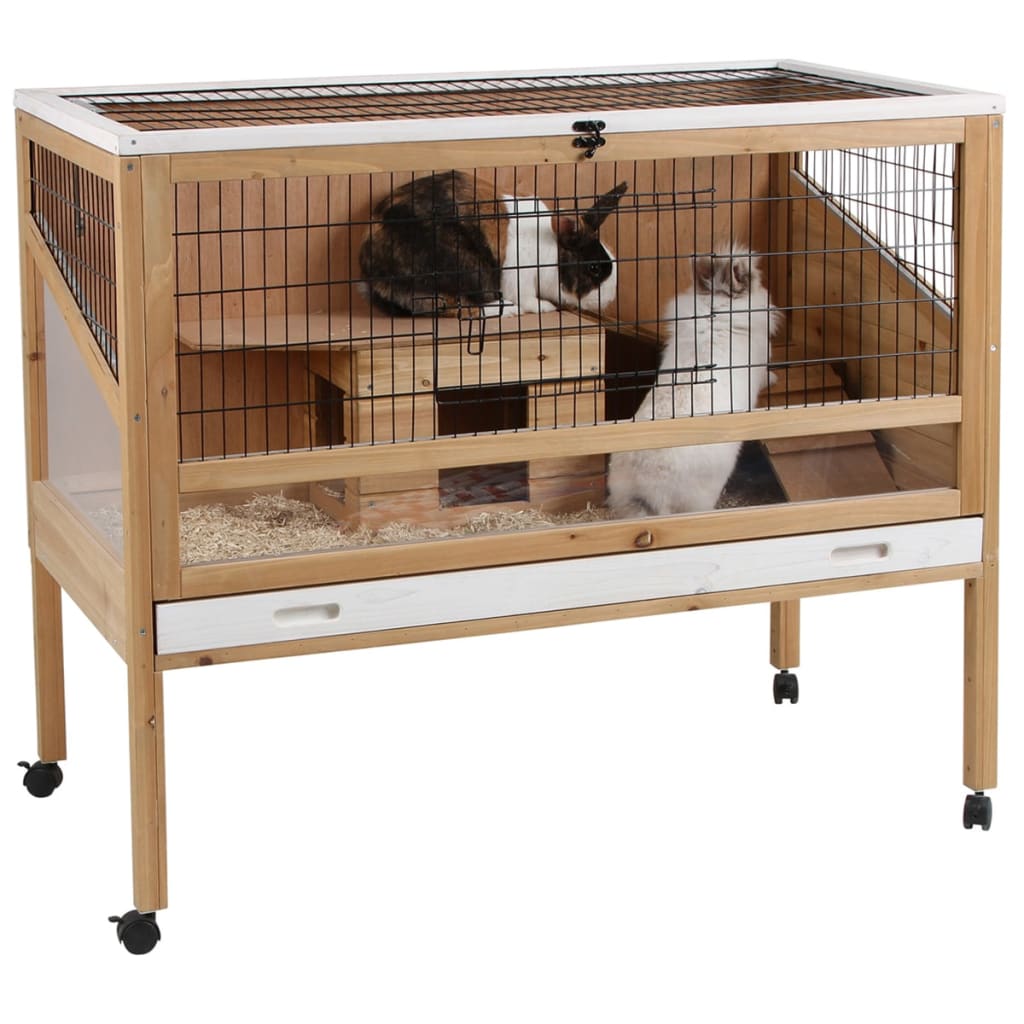 Kerbl kavez za male životinje "Indoor Deluxe" 115 x 60 x 92,5 cm drveni