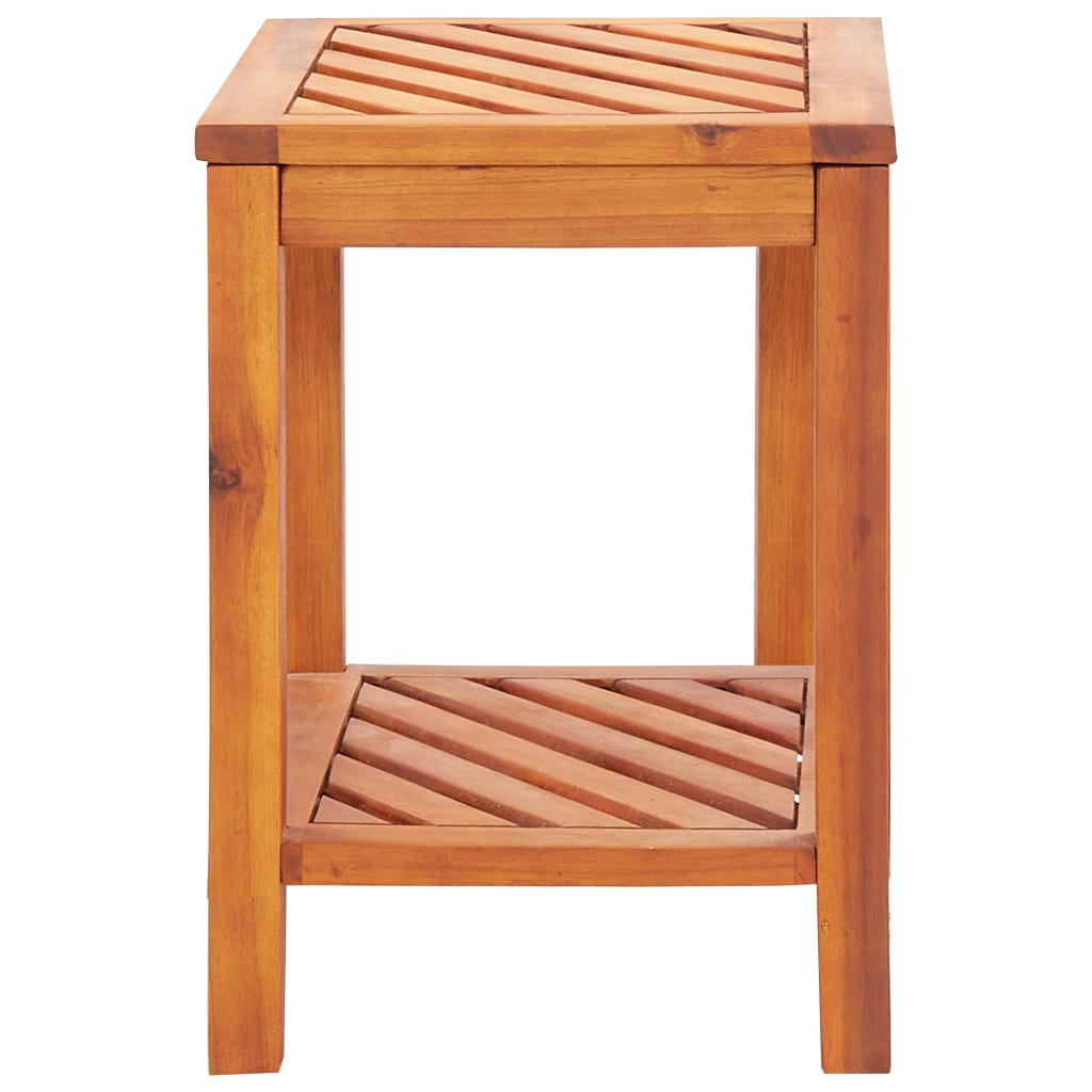 vidaXL Bočni stolić od masivnog bagremovog drva 45 x 33 x 45 cm