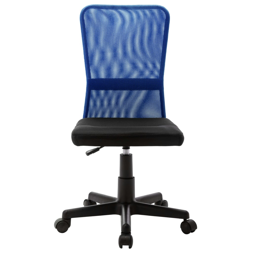 vidaXL Uredska stolica crno-plava 44 x 52 x 100 cm od mrežaste tkanine
