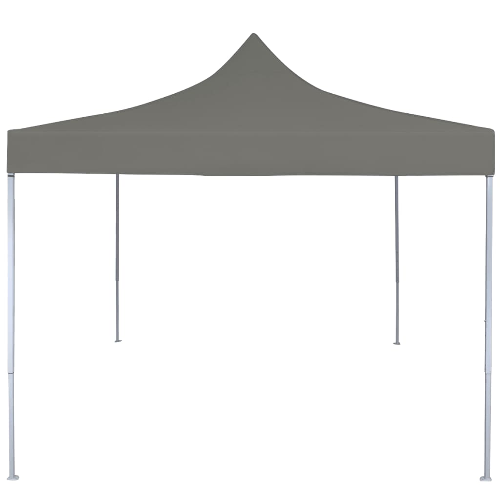 vidaXL Sklopivi šator za zabave 3 x 3 m antracit