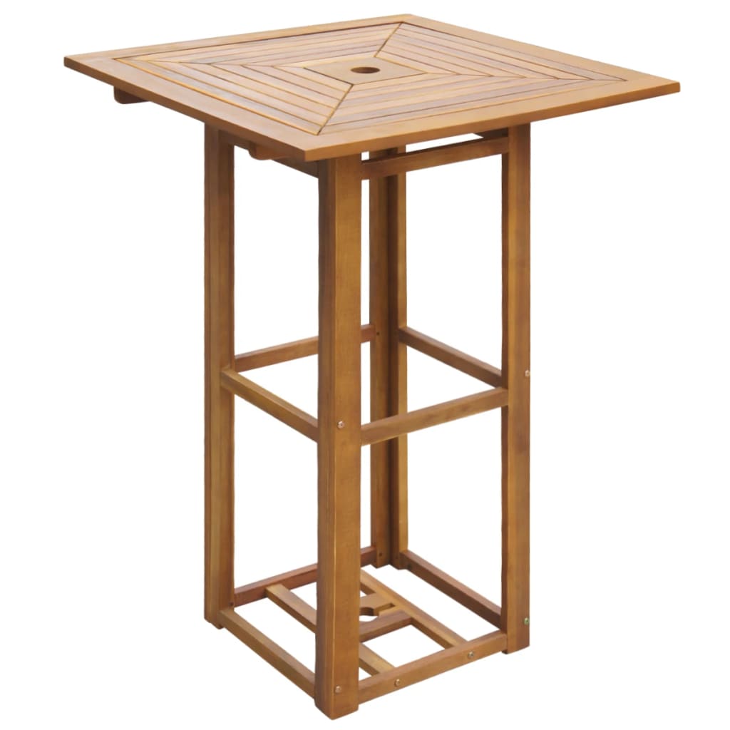 vidaXL Bistro stol 75 x 75 x 110 cm masivno bagremovo drvo