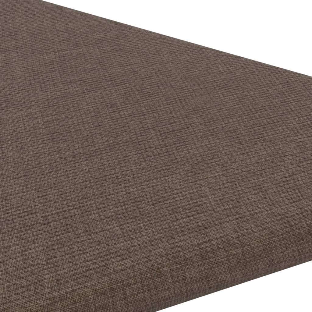 vidaXL Zidne ploče od tkanine 12 kom smeđe 30 x 30 cm 0,54 m²