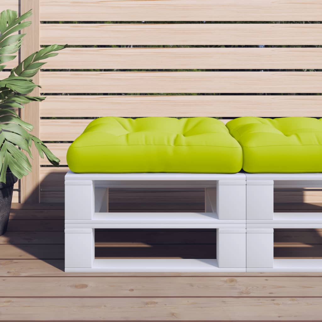 vidaXL Jastuk za sofu od paleta jarko zeleni 58 x 58 x 10 cm