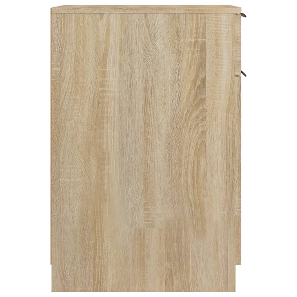vidaXL Ormarić za radni stol hrast 33,5 x 50 x 75 cm konstruirano drvo