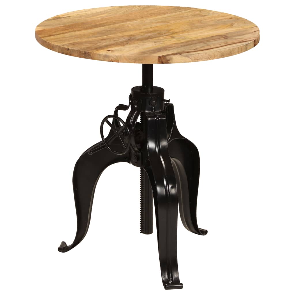 vidaXL Barski stol od masivnog drva manga 75 x (76 - 110) cm