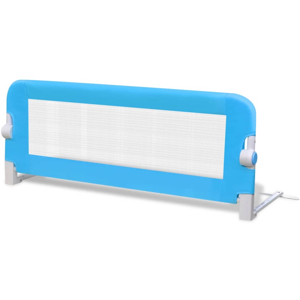 vidaXL Sigurnosna ogradica za dječji krevet 2 kom plava 102 x 42 cm