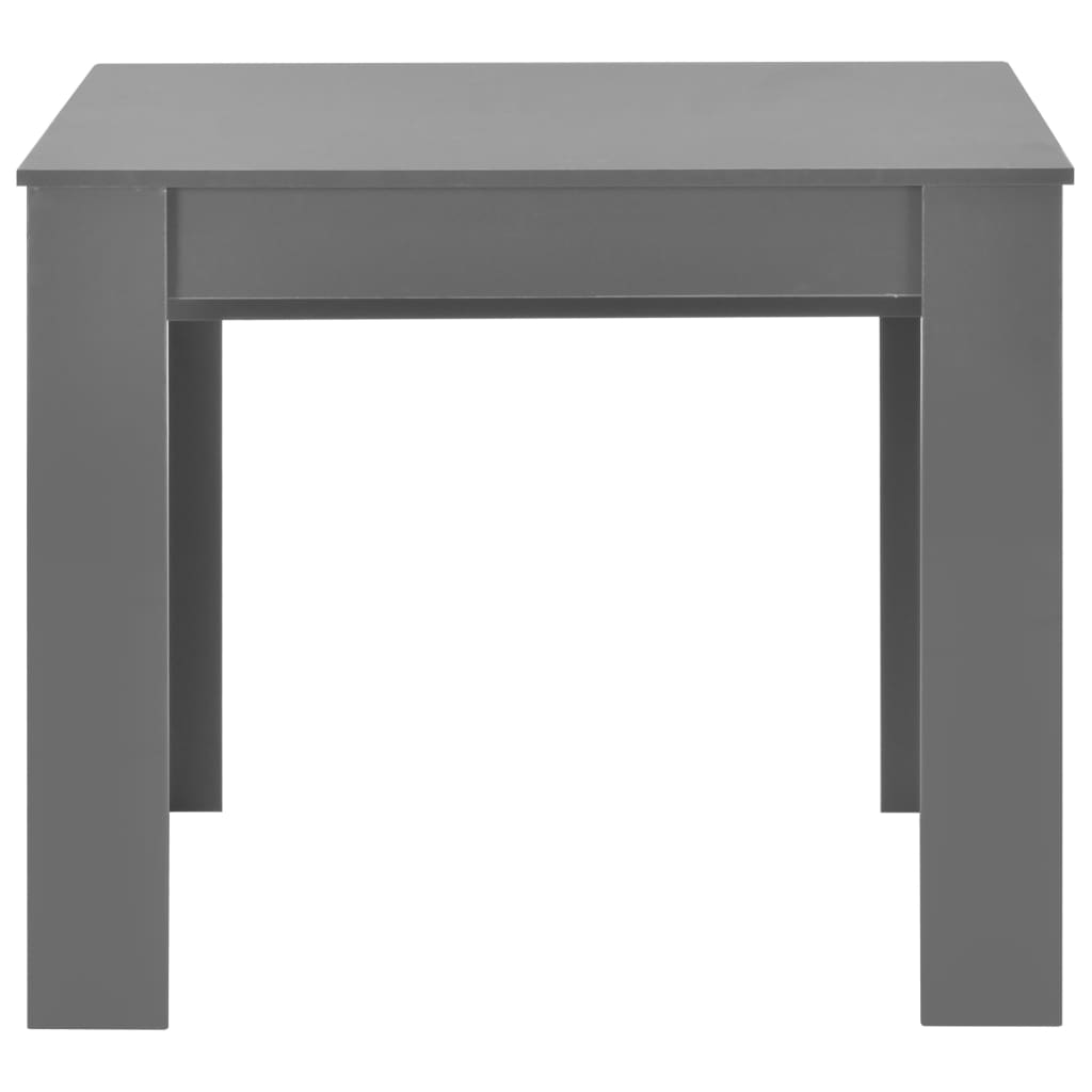 vidaXL Produživi blagovaonski stol visoki sjaj sivi 175 x 90 x 75 cm