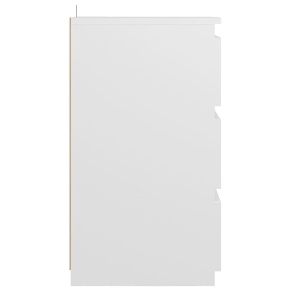 vidaXL Noćni ormarić bijeli 40 x 35 x 62,5 cm od konstruiranog drva