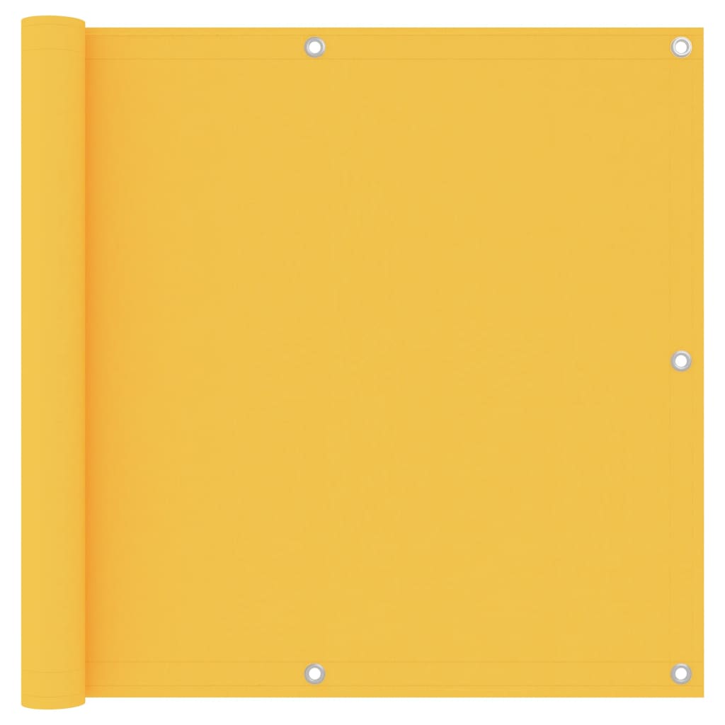 vidaXL Balkonski zastor žuti 90 x 400 cm od tkanine Oxford