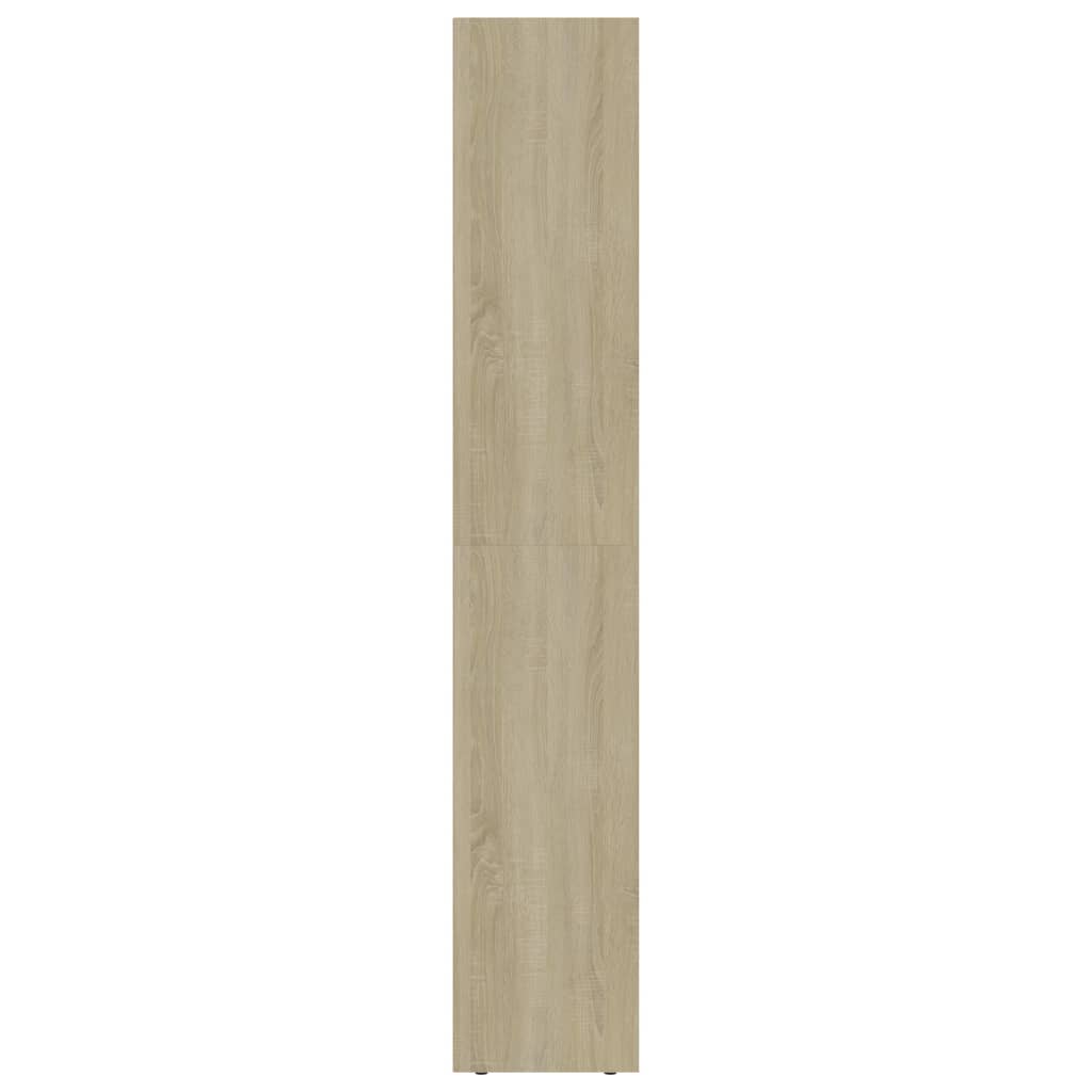 vidaXL Ormarić za knjige bijeli i boja hrasta 36 x 30 x 171 cm drveni