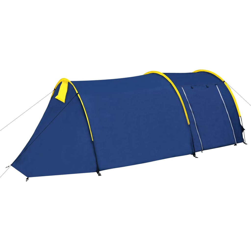 vidaXL Šator za kampiranje za 4 osobe modro-žuti