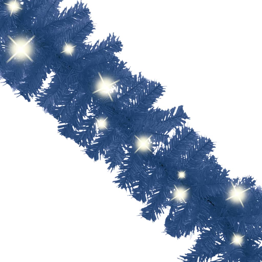 vidaXL Božićna girlanda s LED svjetlima 5 m plava