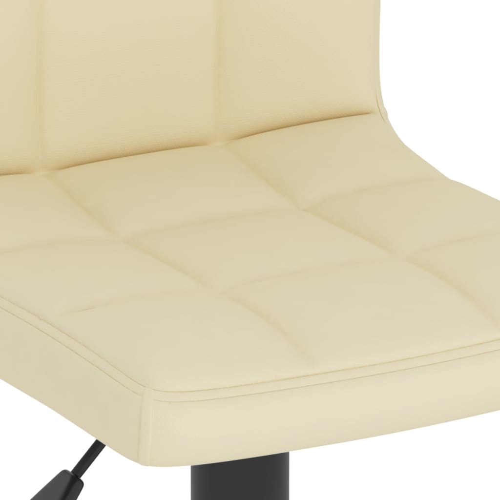 vidaXL Barski stolac od tkanine krem