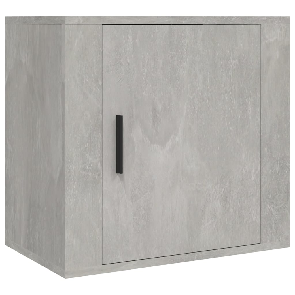 vidaXL Zidni noćni ormarić siva boja betona 50x30x47 cm