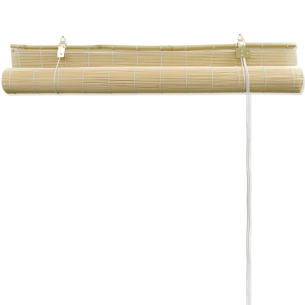vidaXL Roleta od bambusa 140 x 220 cm prirodna boja