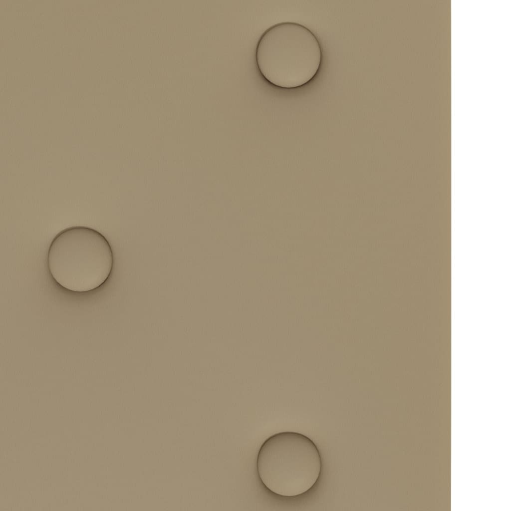vidaXL Zidne ploče od umjetne kože 12 kom cappuccino 90x30 cm 3,24 m²