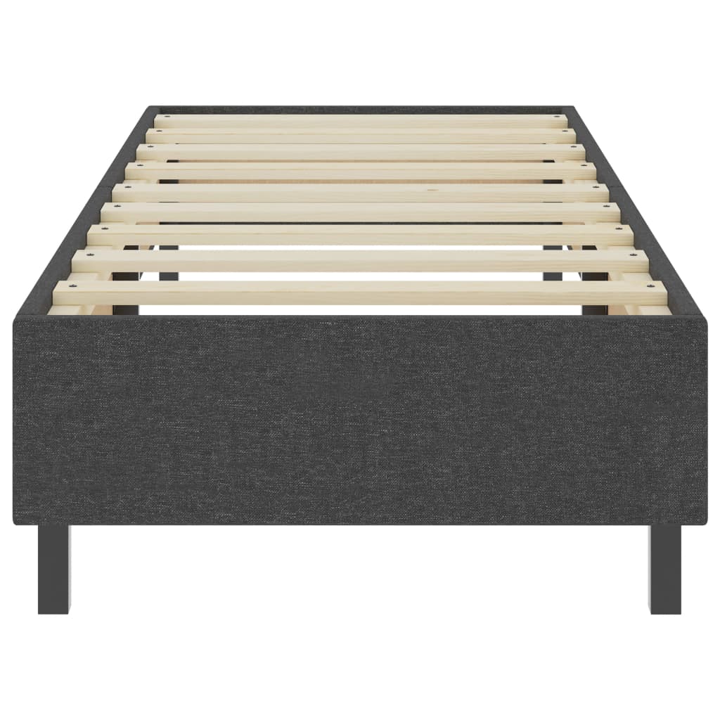 vidaXL Box spring okvir za krevet od tkanine sivi 80 x 200 cm