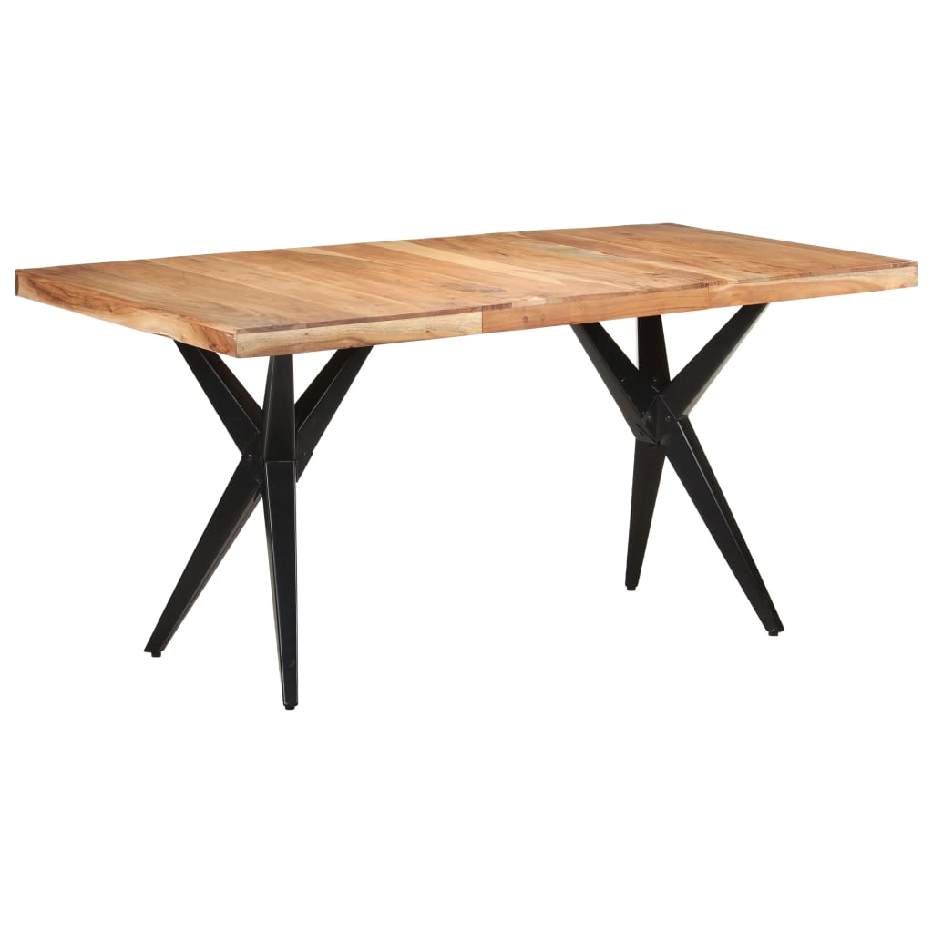vidaXL Blagovaonski stol 160 x 80 x 76 cm od masivnog bagremovog drva