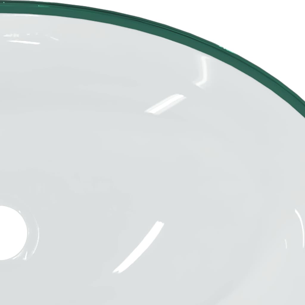 vidaXL Umivaonik od kaljenog stakla 54,5 x 35 x 15,5 cm prozirni