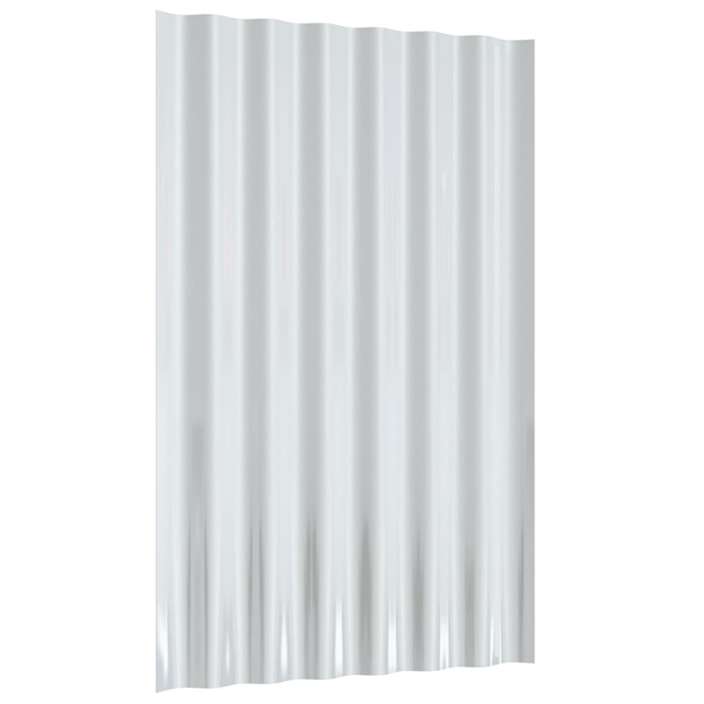 vidaXL Krovni paneli 36 kom od čelika obloženog prahom sivi 60 x 36 cm