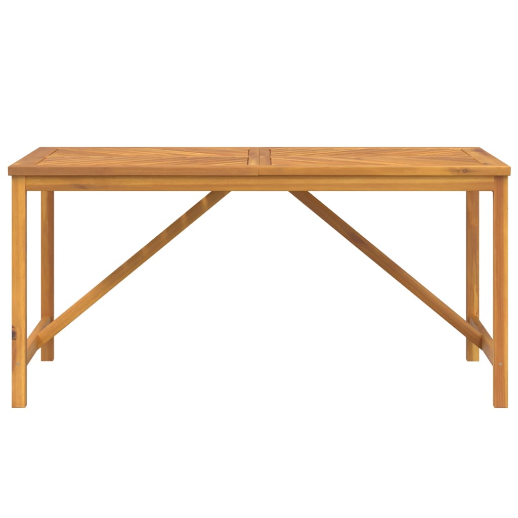 vidaXL Vrtni blagovaonski stol 150 x 90 x 74 cm masivno bagremovo drvo