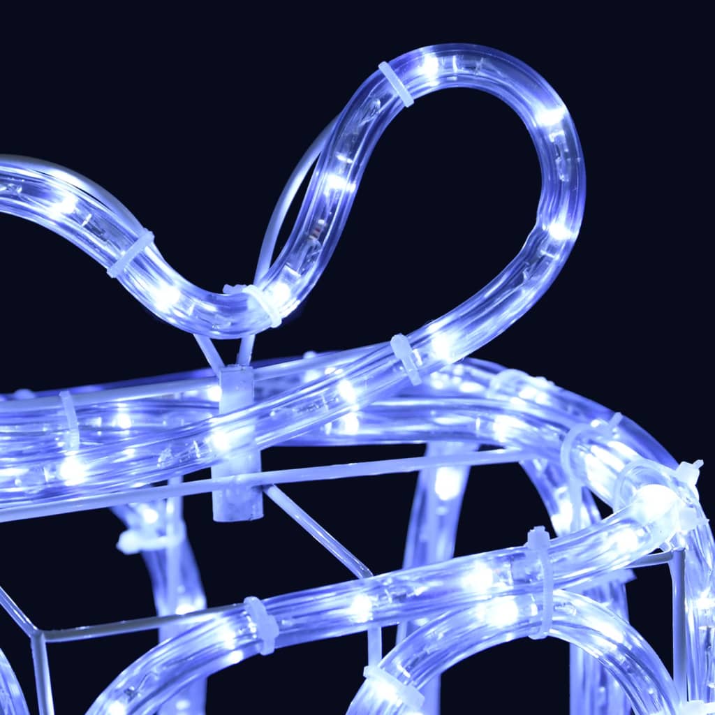 vidaXL Ukrasne božićne kutije za poklone sa 180 LED žarulja