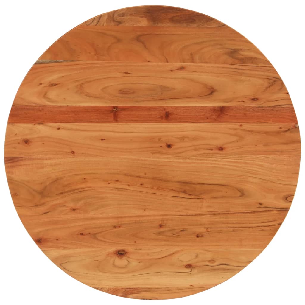 vidaXL Stolna ploča Ø70x2,5 cm okrugla od masivnog bagremovog drva