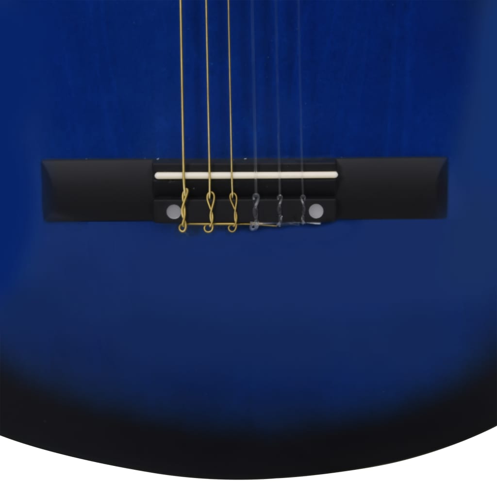 vidaXL Klasična gitara za početnike i djecu plava 3/4 36"