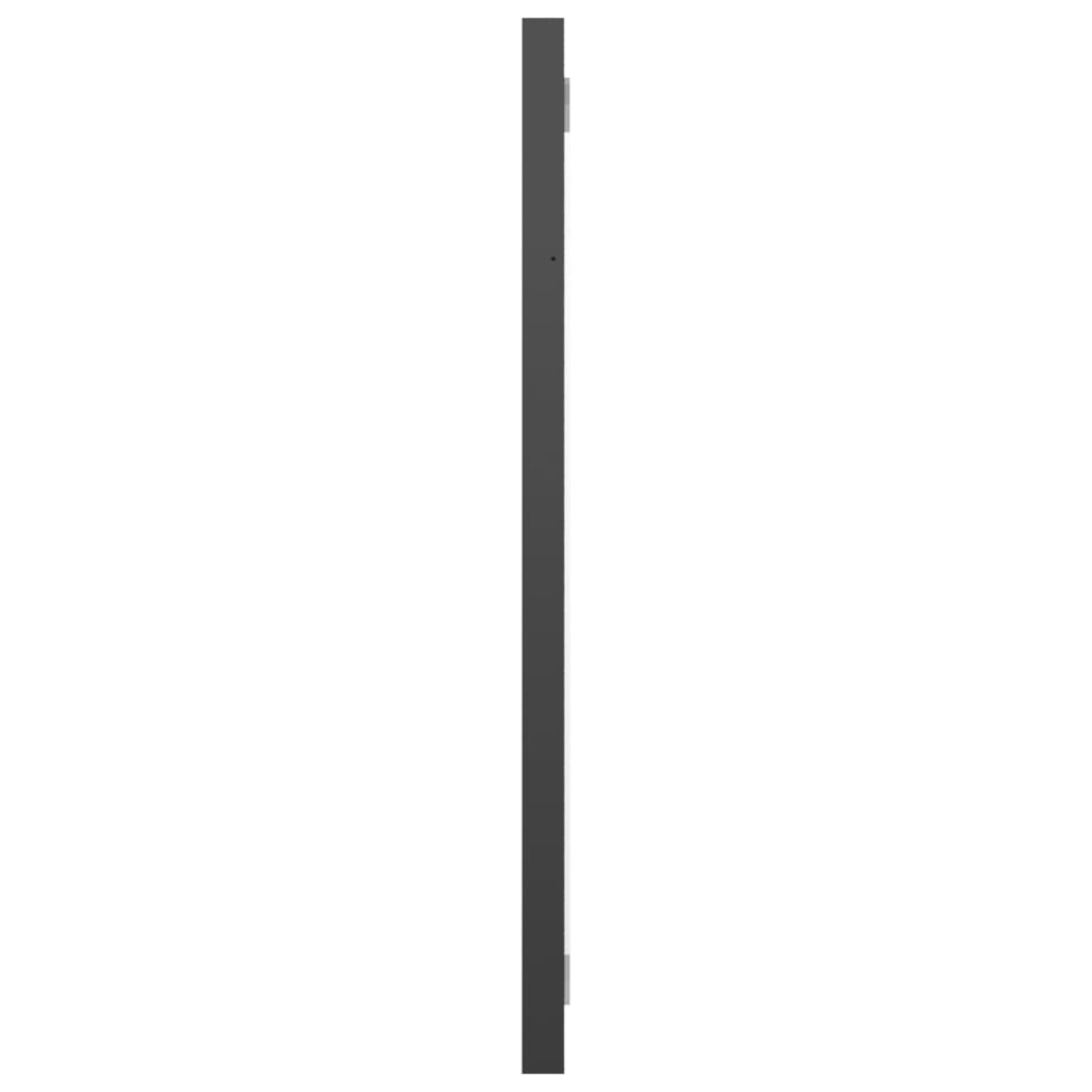vidaXL 2-dijelni set kupaonskog namještaja visoki sjaj crni drveni