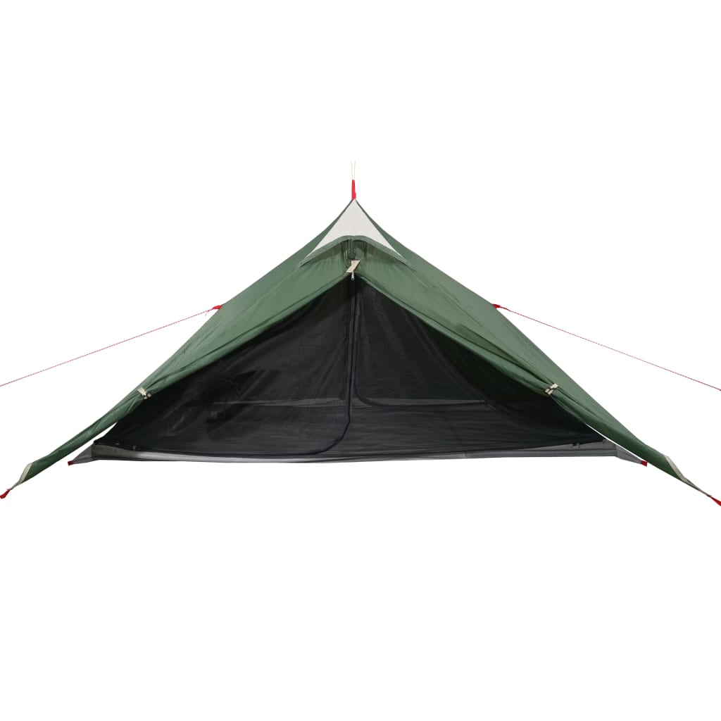 vidaXL Šator tipi za kampiranje za 1 osobu zeleni vodootporni