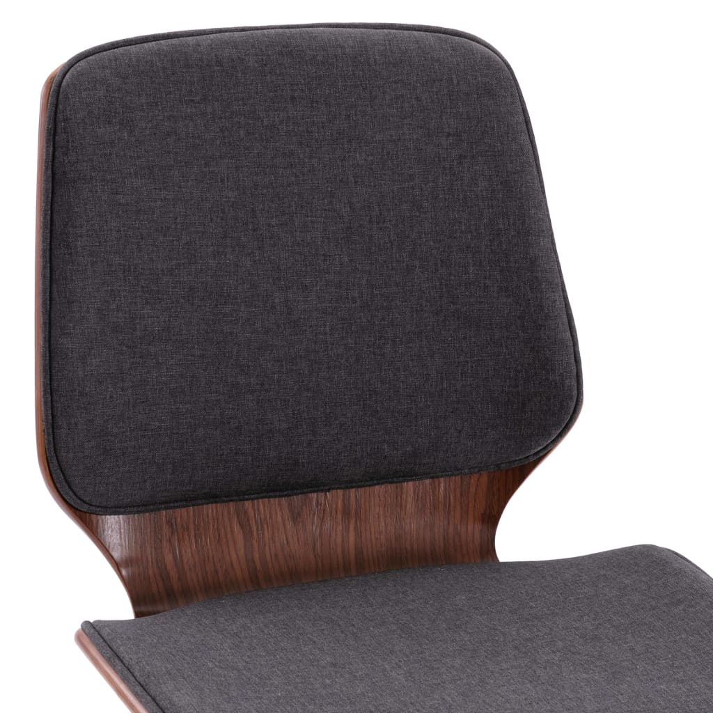 vidaXL Blagovaonske stolice od tkanine 4 kom sive