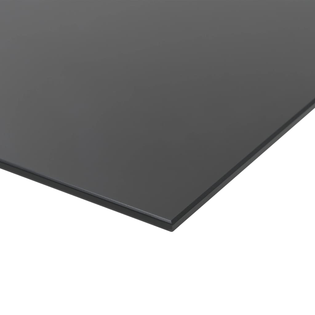 vidaXL Zidna crna magnetna ploča od stakla 100 x 60 cm