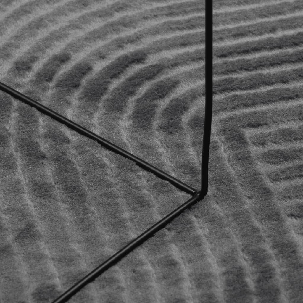 vidaXL Tepih IZA kratka vlakna skandinavski izgled antracit 100x200 cm