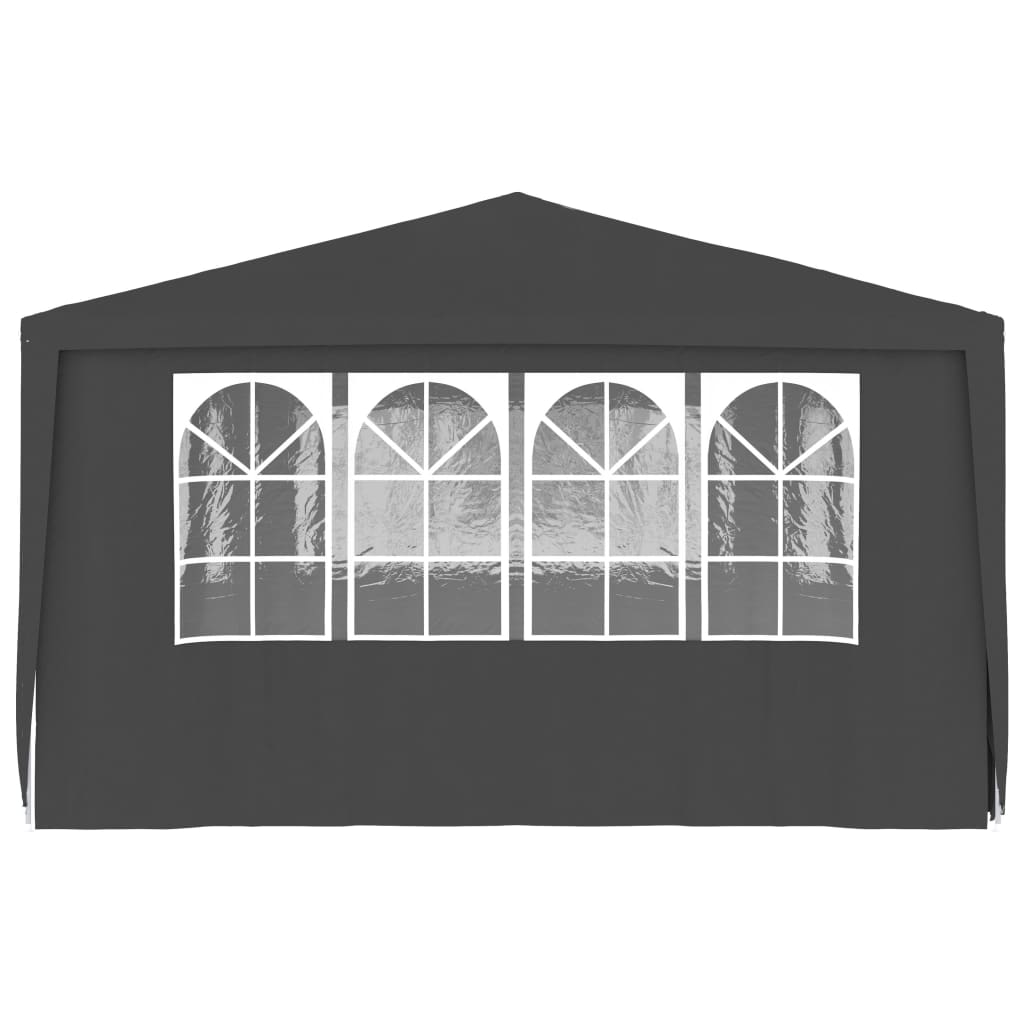 vidaXL Profesionalni šator za zabave 4 x 6 m antracit 90 g/m²