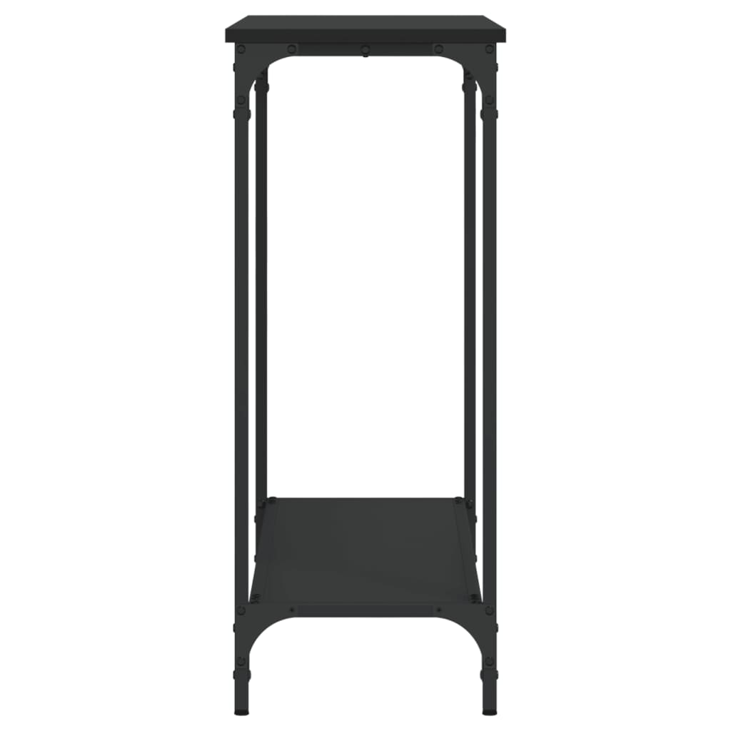 vidaXL Konzolni stol crni 101 x 30,5 x 75 cm od konstruiranog drva