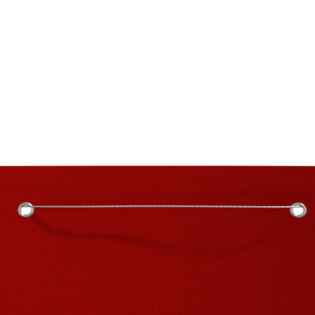 vidaXL Balkonski zastor crveni 80 x 240 cm od tkanine Oxford