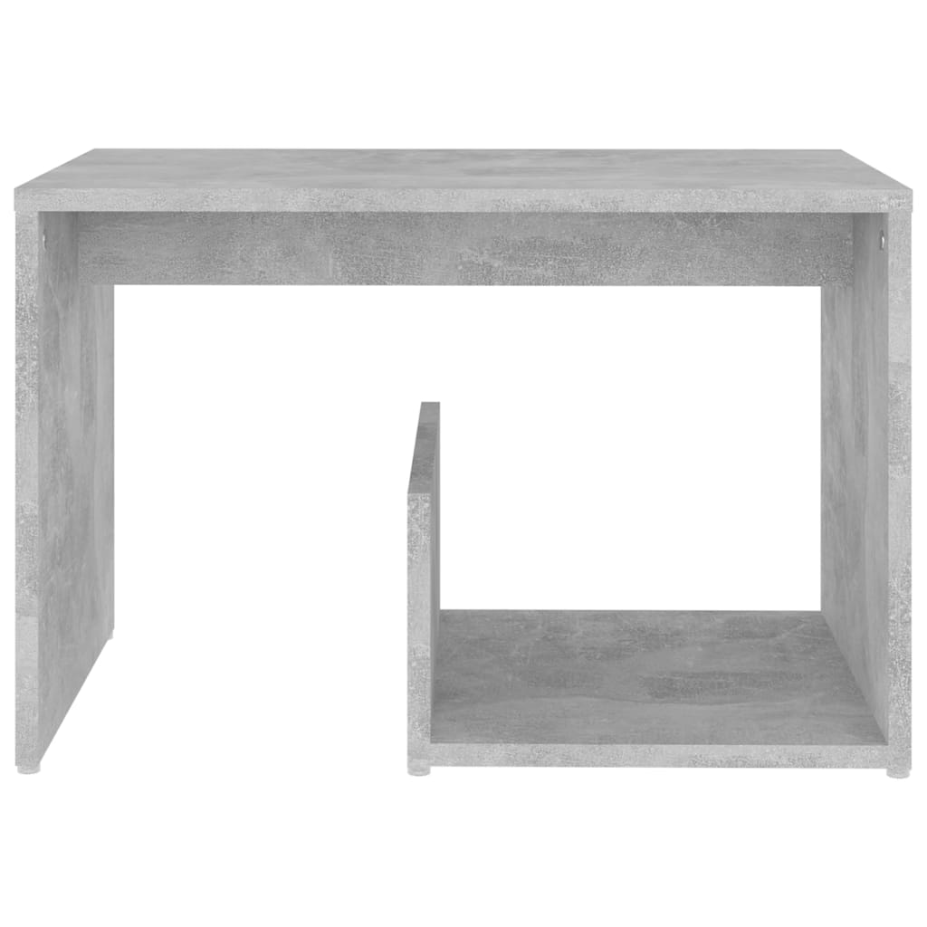 vidaXL Bočni stolić siva boja betona 59 x 36 x 38 cm konstruirano drvo