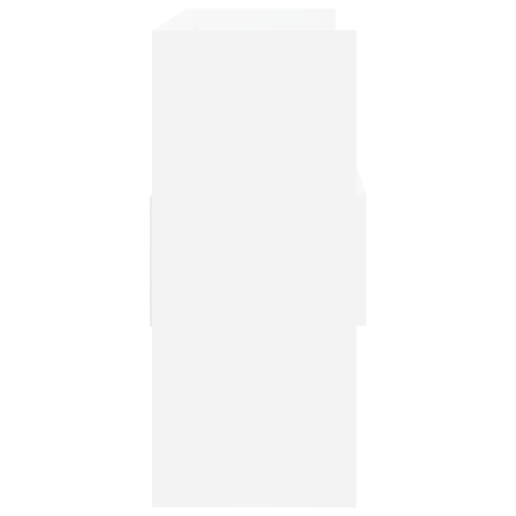 vidaXL Komoda bijela 105 x 30 x 70 cm od iverice