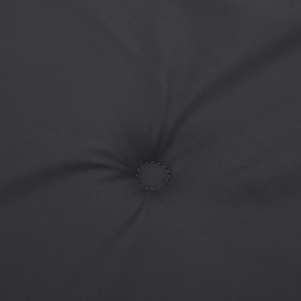 vidaXL Jastuk za vrtnu klupu crni 120 x 50 x 3 cm od tkanine Oxford