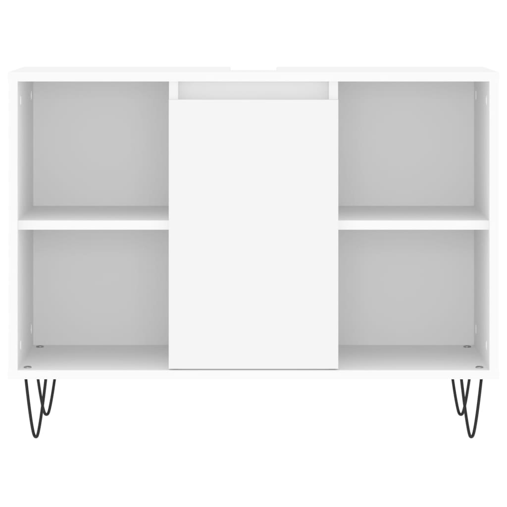 vidaXL 3-dijelni set kupaonskog namještaja bijeli konstruirano drvo