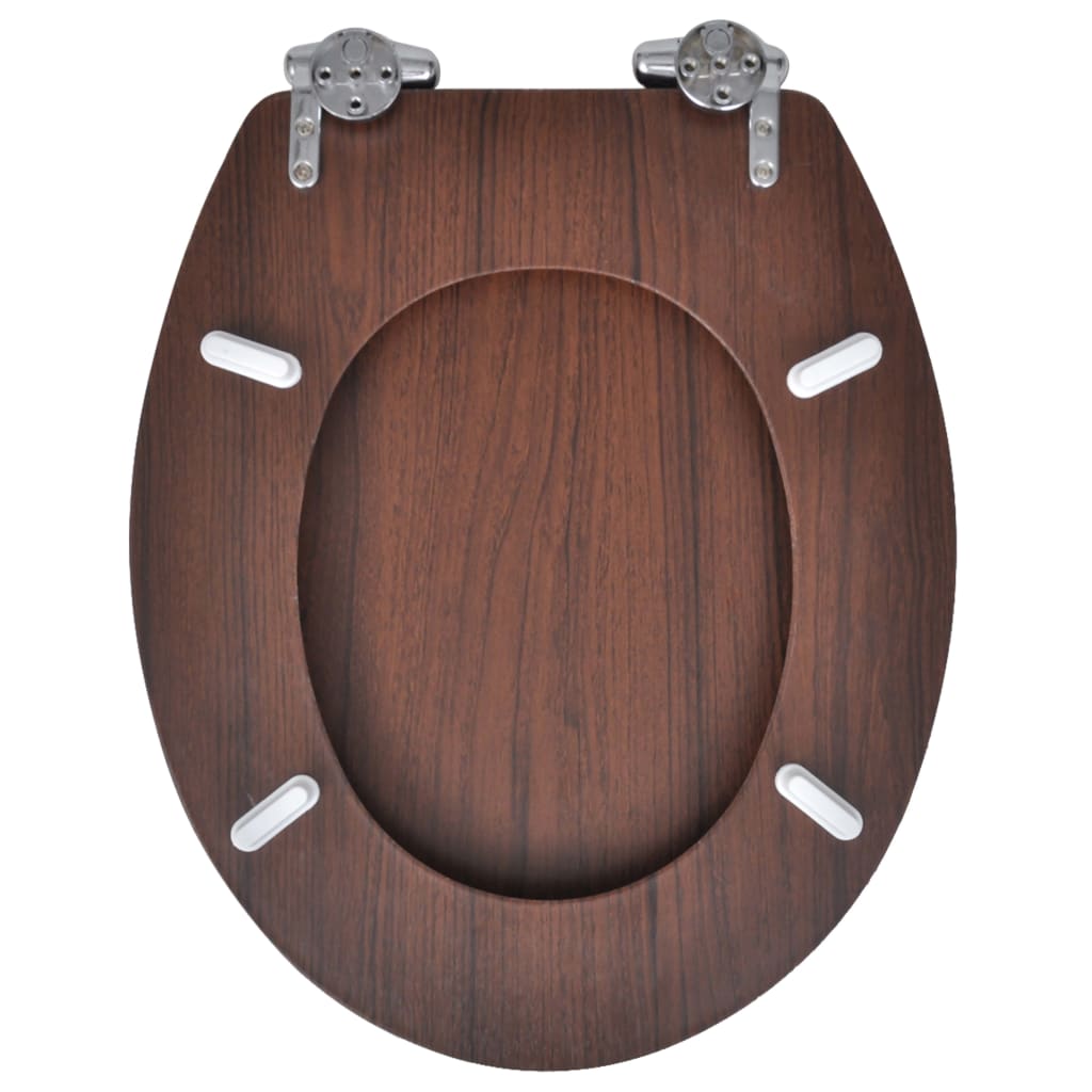 vidaXL Sjedalo za WC školjku MDF tiho zatvaranje i jednostavni dizajn