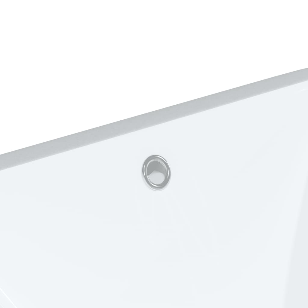 vidaXL Kupaonski umivaonik bijeli 41,5x26x18,5 cm pravokutni keramički