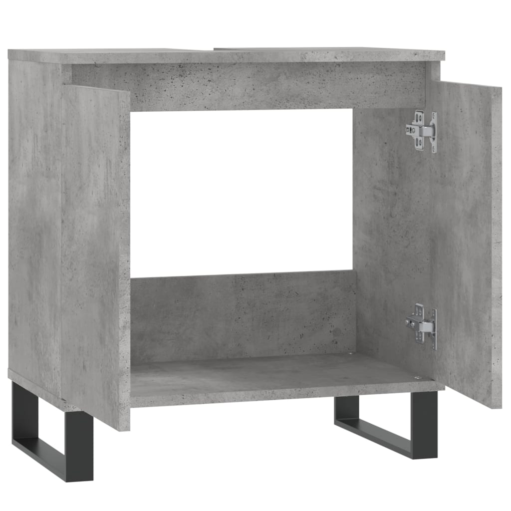 vidaXL Kupaonski ormarić boja betona 58x33x60 cm od konstruiranog drva
