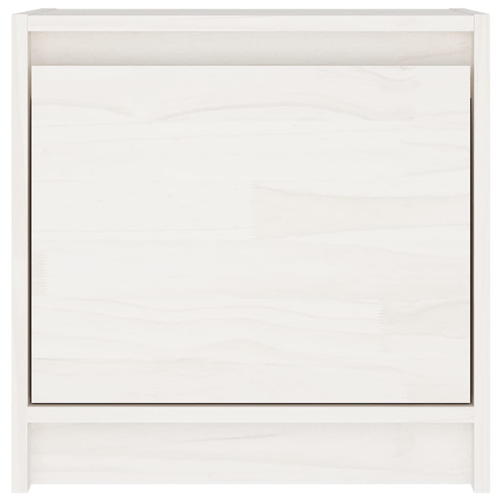 vidaXL Noćni ormarić bijeli 40 x 30,5 x 40 cm od masivne borovine