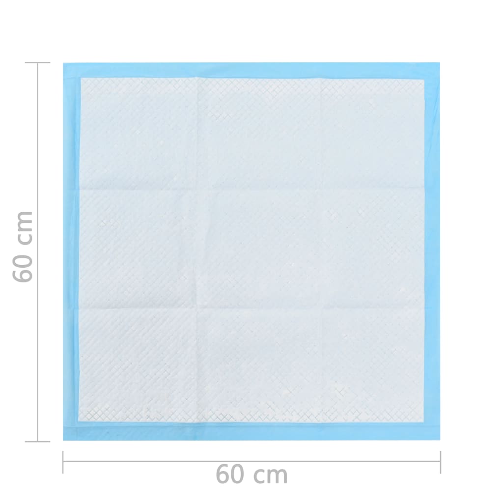 vidaXL Podloge za obuku ljubimaca 100 kom 60x60 cm od netkane tkanine