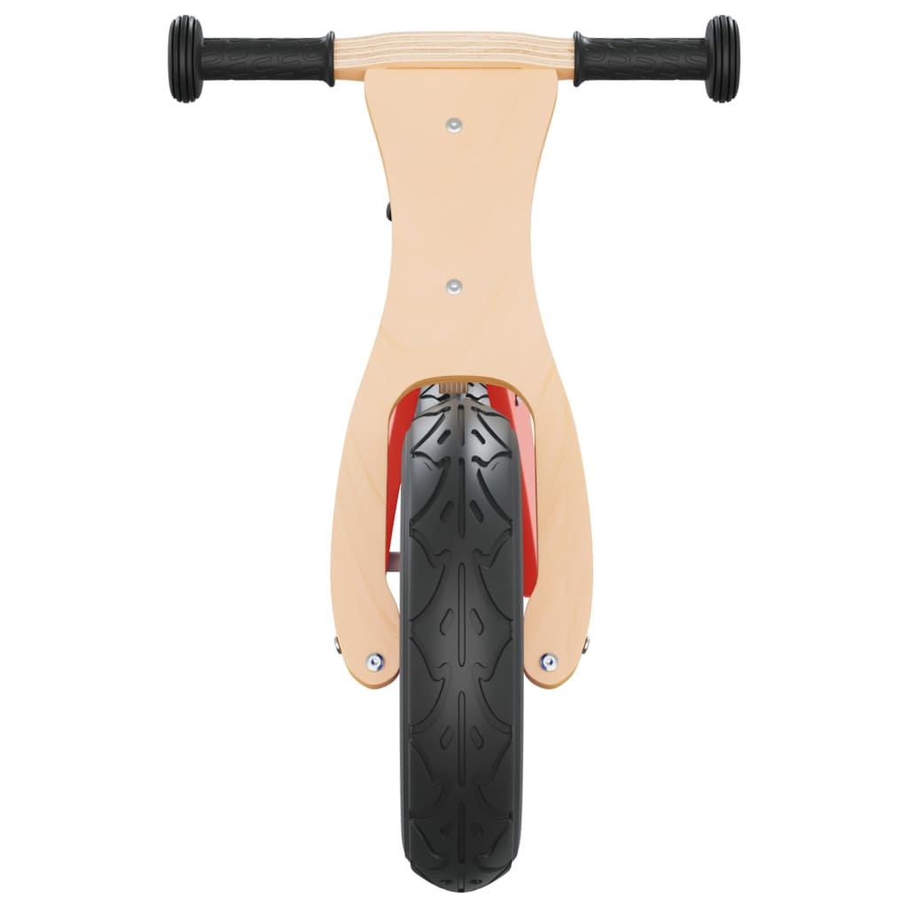 vidaXL Dječji bicikl za ravnotežu sa zračnim gumama crveni