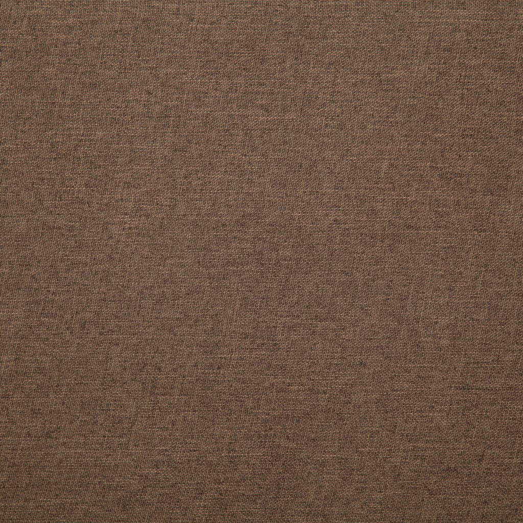 vidaXL Kockasta fotelja od tkanine smeđa
