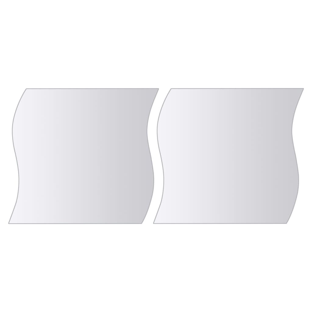 vidaXL Zrcalne pločice 16 kom staklene s više oblika