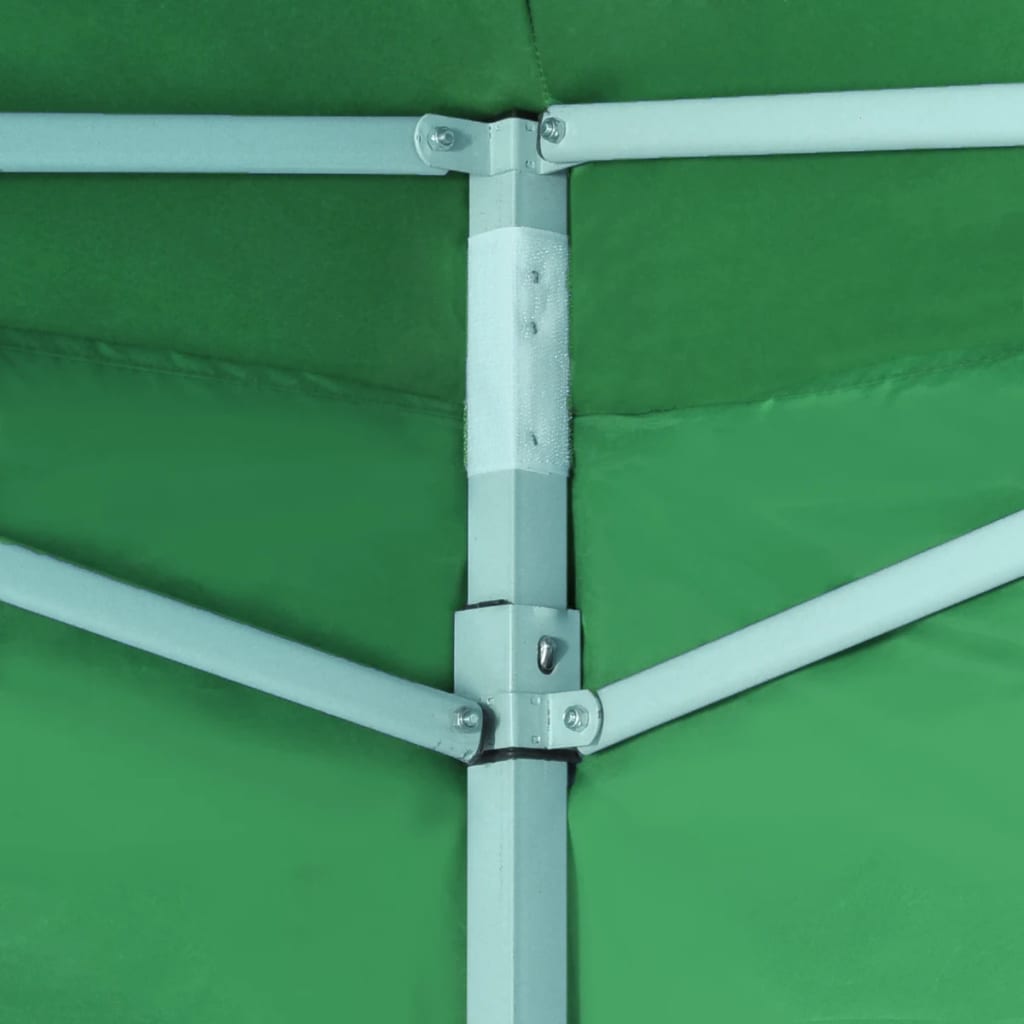 vidaXL Sklopivi šator s 2 zida 3 x 3 m zeleni