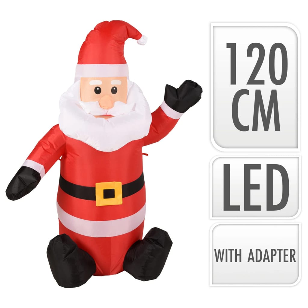 Ambiance LED Djed Mraz na napuhavanje 120 cm
